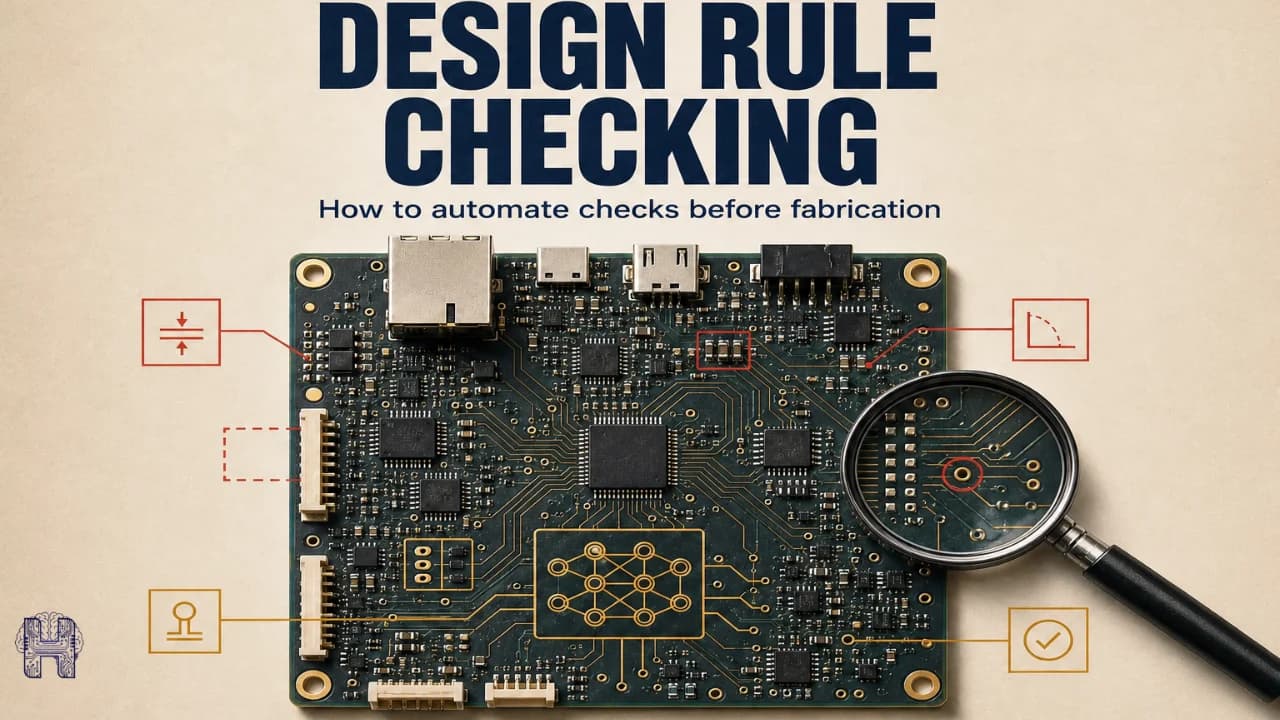 PCB design rule checking