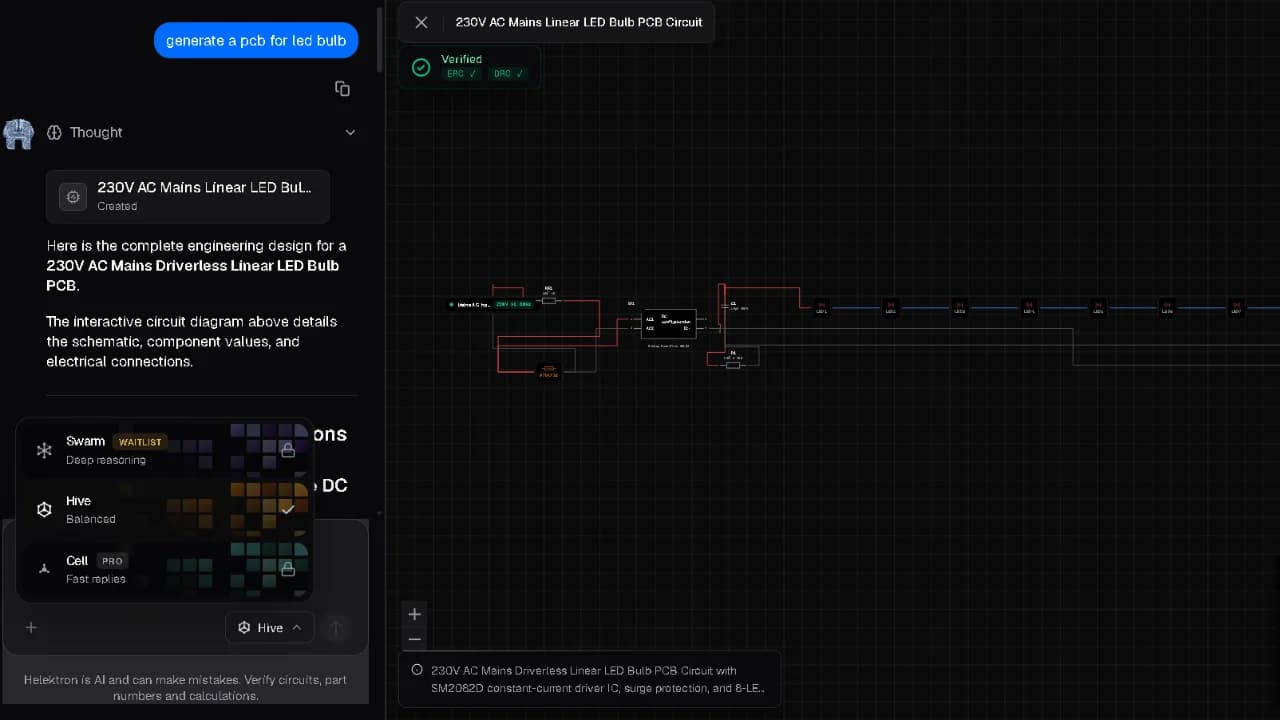Helektron's AI-powered PCB design