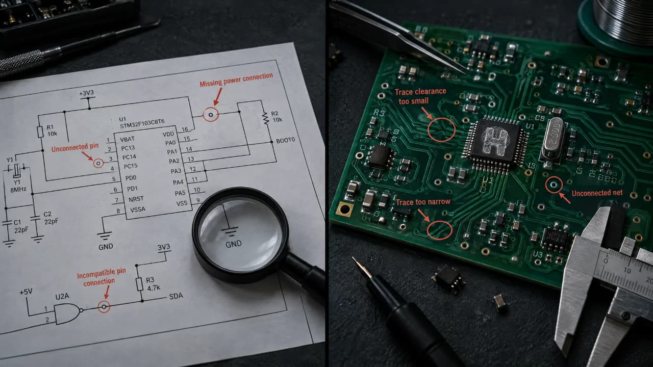 ERC vs DRC in PCB design